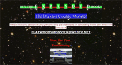 Desktop Screenshot of flatwoodsmonster.com