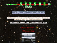 Tablet Screenshot of flatwoodsmonster.com